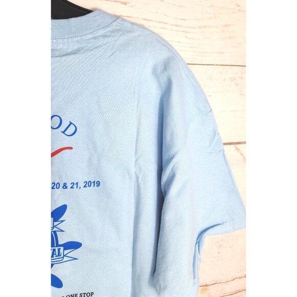 2019 Cape Cod Yarmouth Country Festival Large Blue Crew Neck T-Shirt | Gildan - Picture 7 of 15